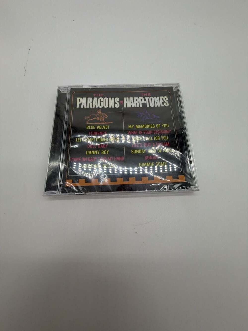 The Paragons vs The Harp-Tones Audio CD ( Case got crack)